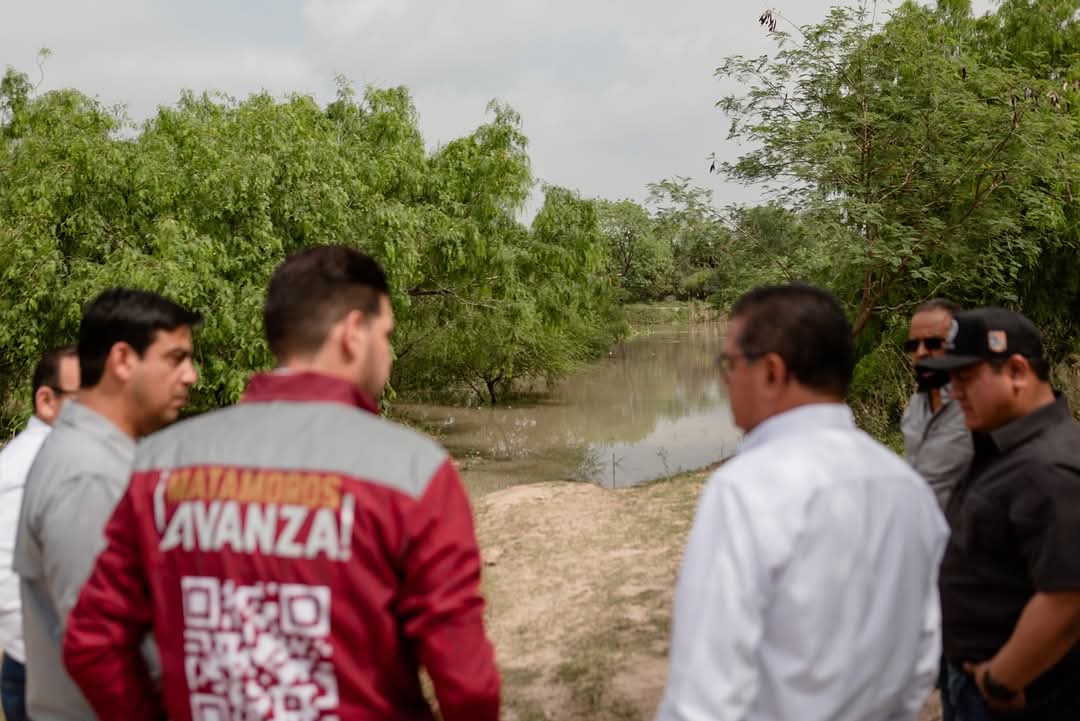 Supervisa alcalde Beto Granados creciente del Río Bravo