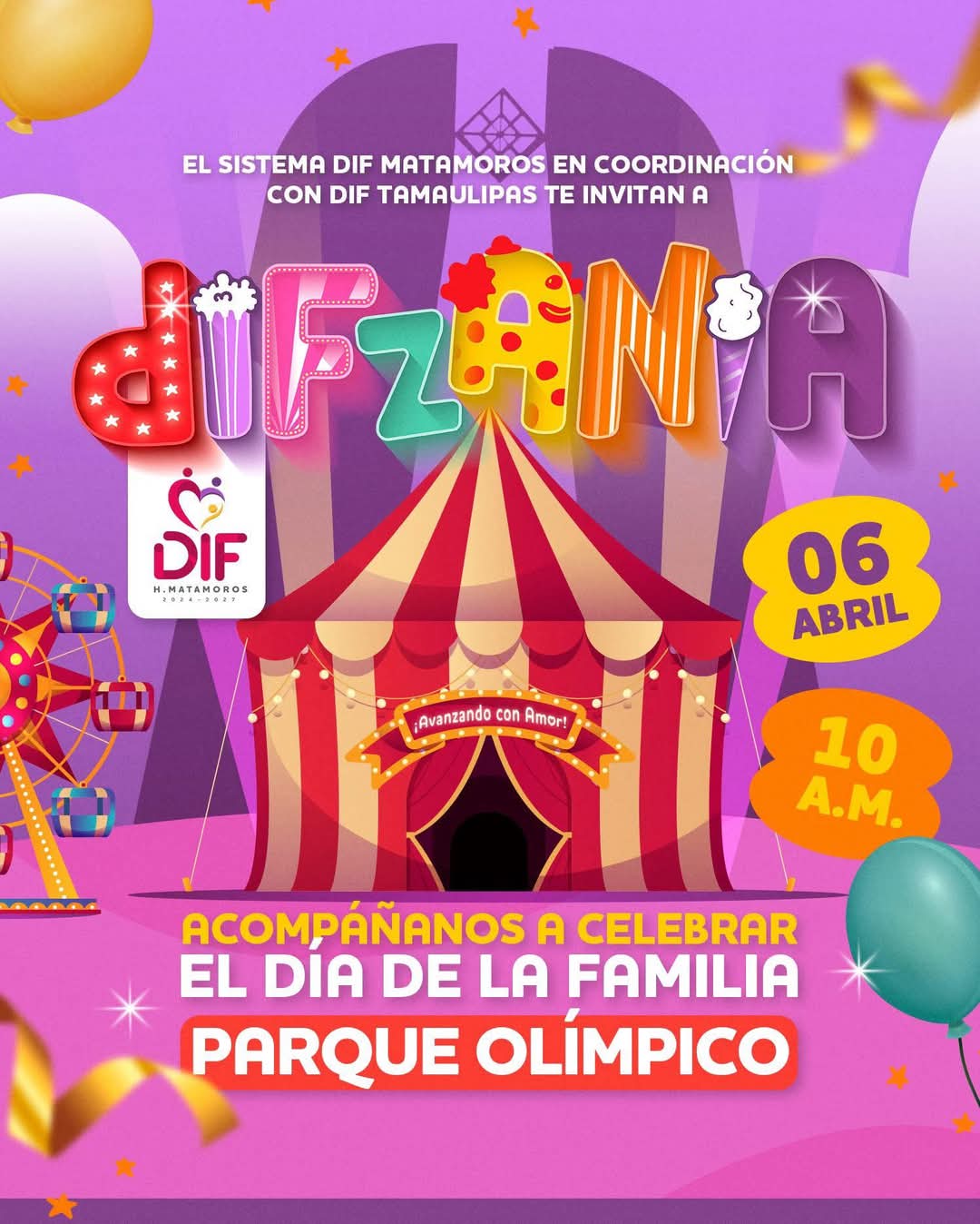 Invitan a celebrar el Día de la Familia en DIFzania
