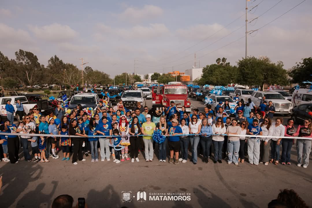 Matamoros se une a la neurodiversidad en el Día Mundial del Autismo