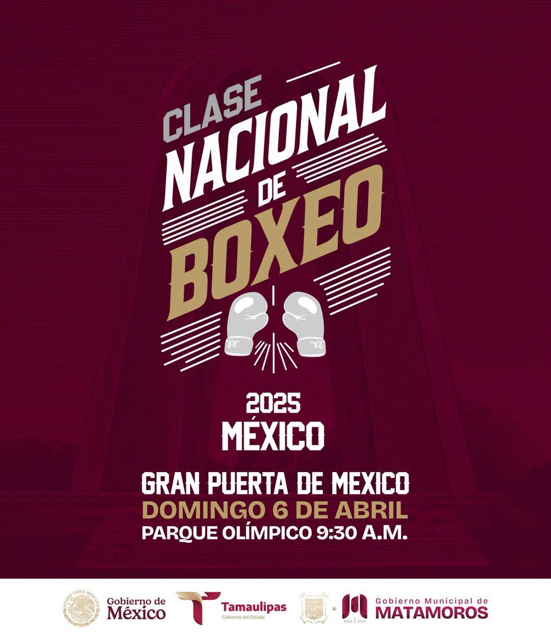 Este domingo 6 de abril, no te pierdas la Clase Nacional Boxeo México 2025