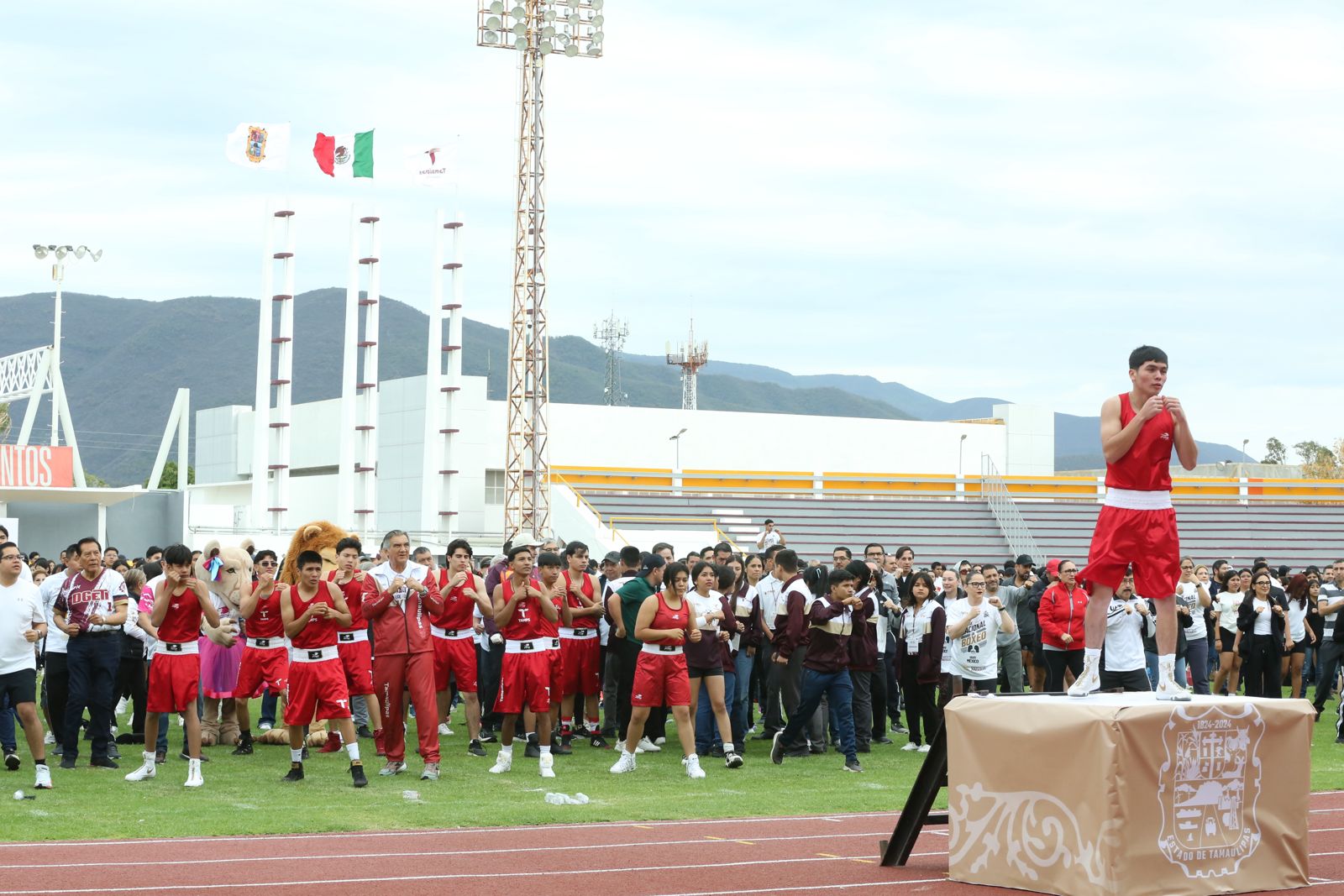 Tamaulipas presente en Clase Nacional de Boxeo “Por la paz y contra las adicciones”