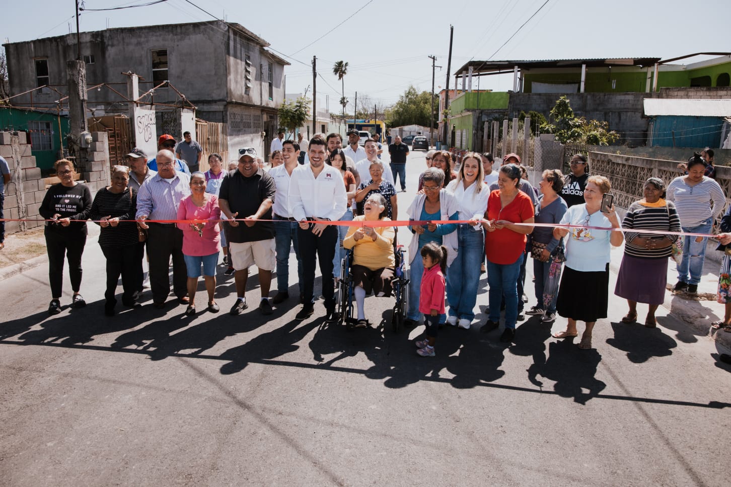Inaugura Beto Granados obra de pavimentación en colonia Tamaulipas