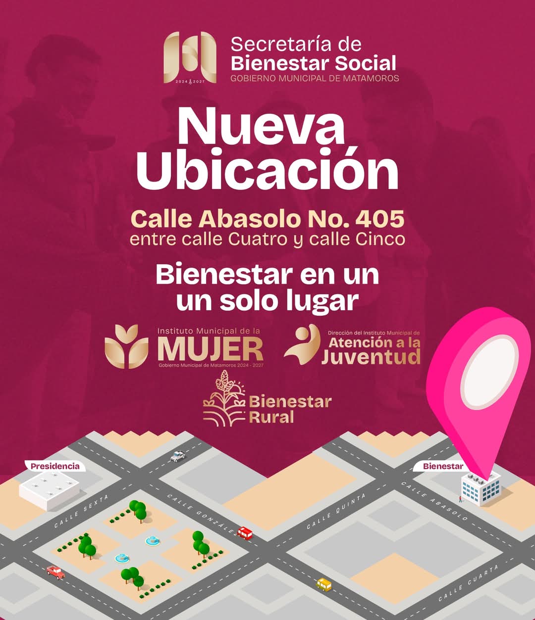 Secretaría de Bienestar Municipal tiene nueva ubicación