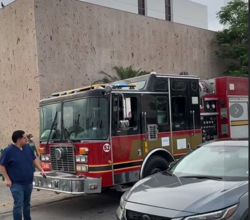 Se incendia aire acondicionado en el Imss de Matamoros