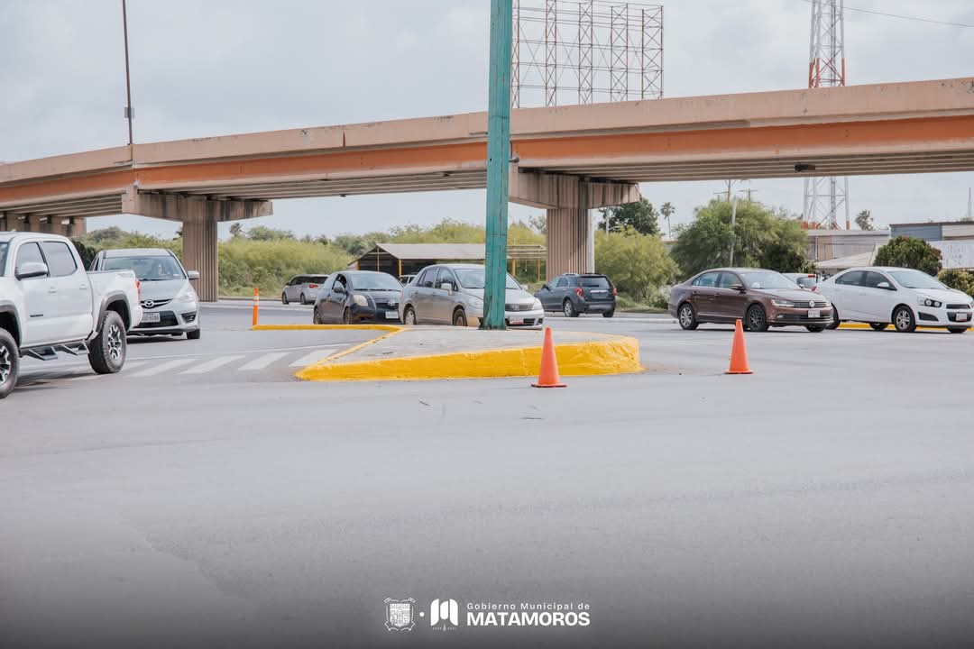 Gobierno de Matamoros refuerza la seguridad vial con mejoras en infraestructura urbana