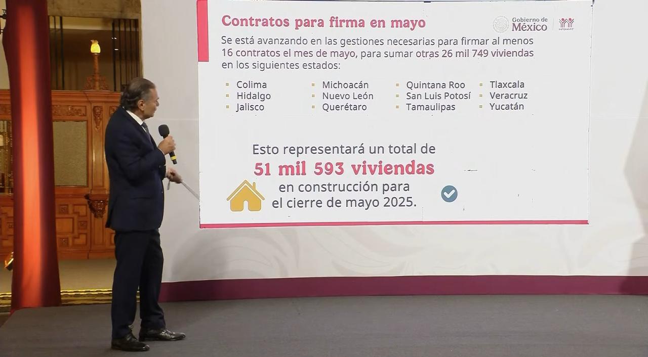 Tamaulipas, tercer estado en el que se construye mayor número de viviendas Infonavit
