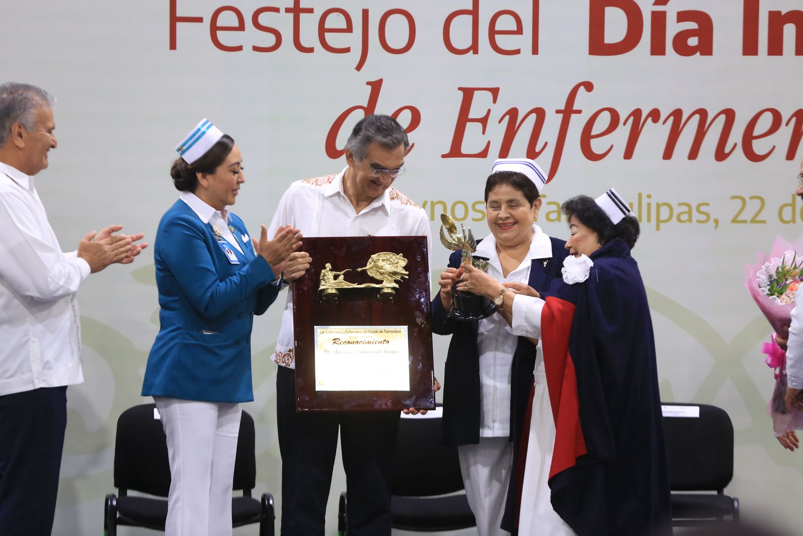 Celebra Américo Villarreal a cerca de 3 mil profesionales de la enfermería en Tamaulipas