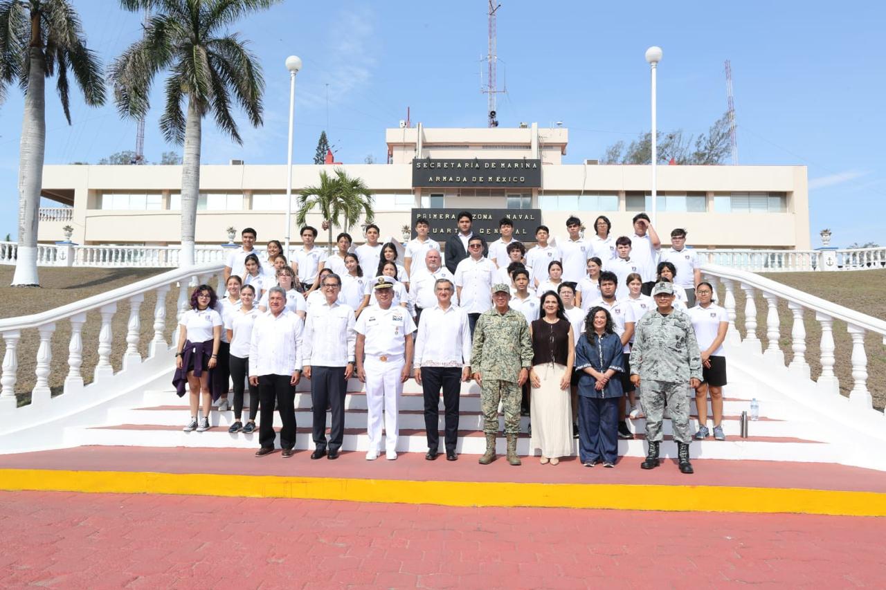Reconoce a Américo Villarreal respaldo de la Secretaría de Marina para la paz de Tamaulipas