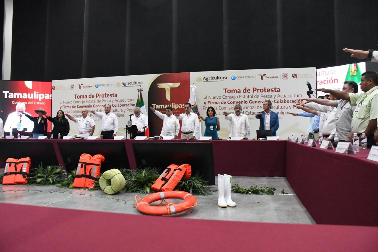 Fortalecen Gobierno de Tamaulipas y CONAPESCA alianza para el desarrollo pesquero