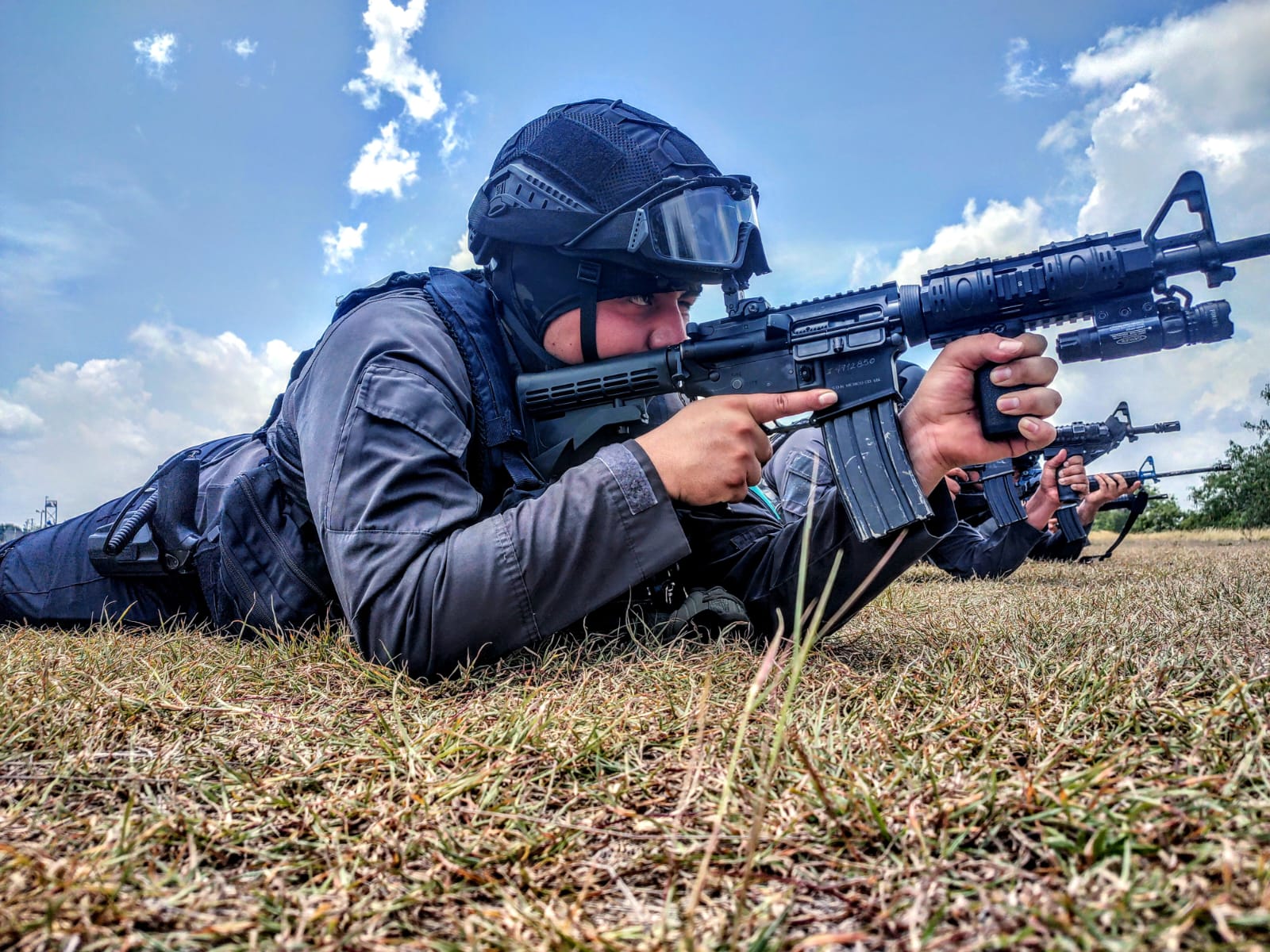 Reciben 159 elementos de la FJG de Tamaulipas curso de “Armamento y Tiro Policial”