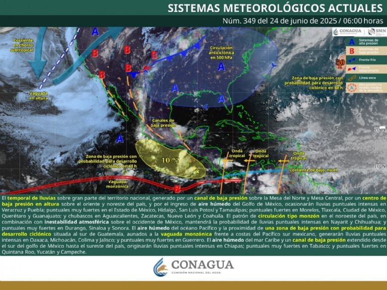 México afectado por lluvias torrenciales