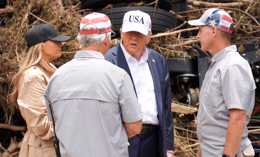 Trump visita Texas tras las devastadoras inundaciones