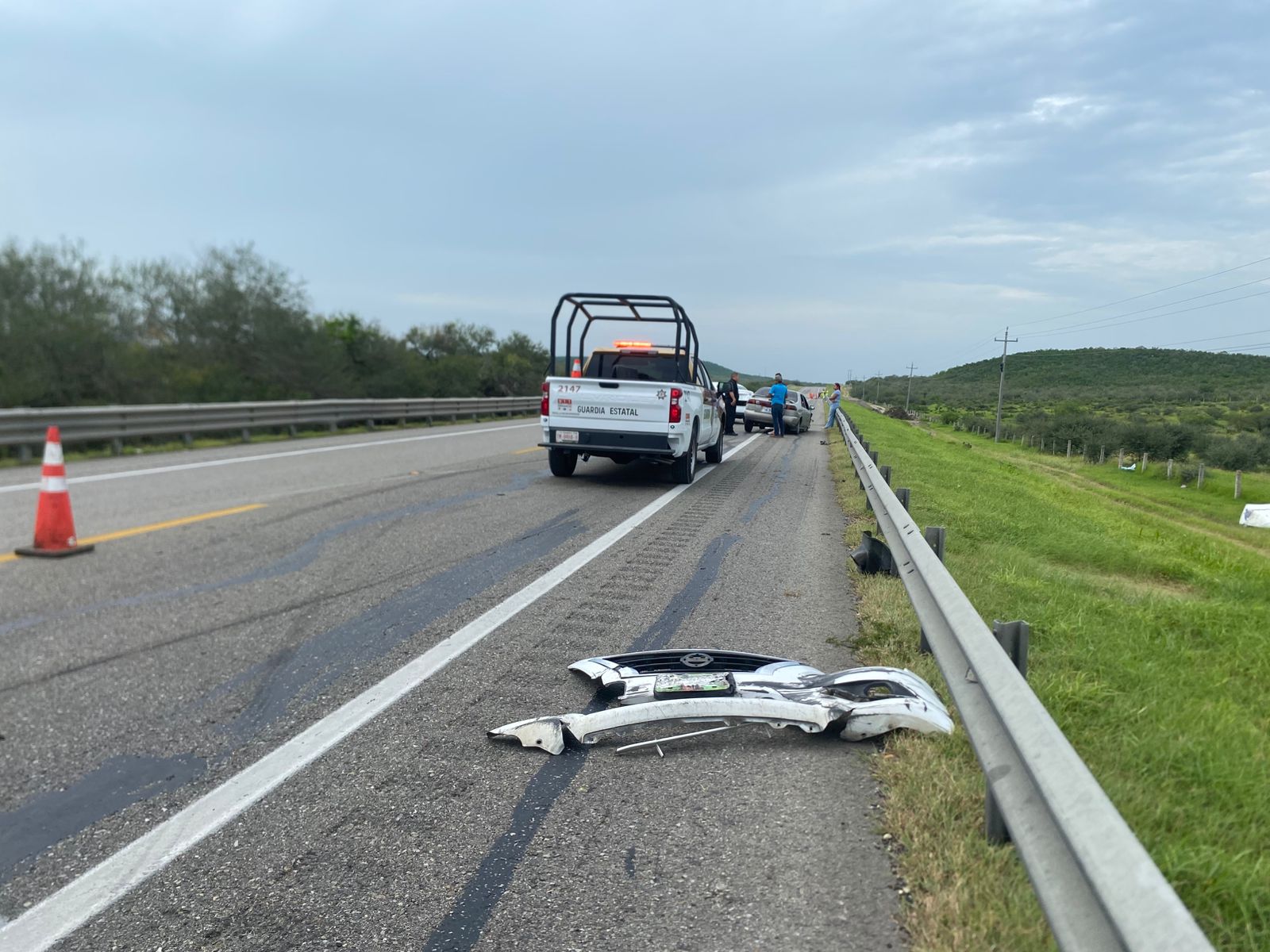 Alerta: Circulación parcialmente suspendida por accidente en la Carretera Federal 81