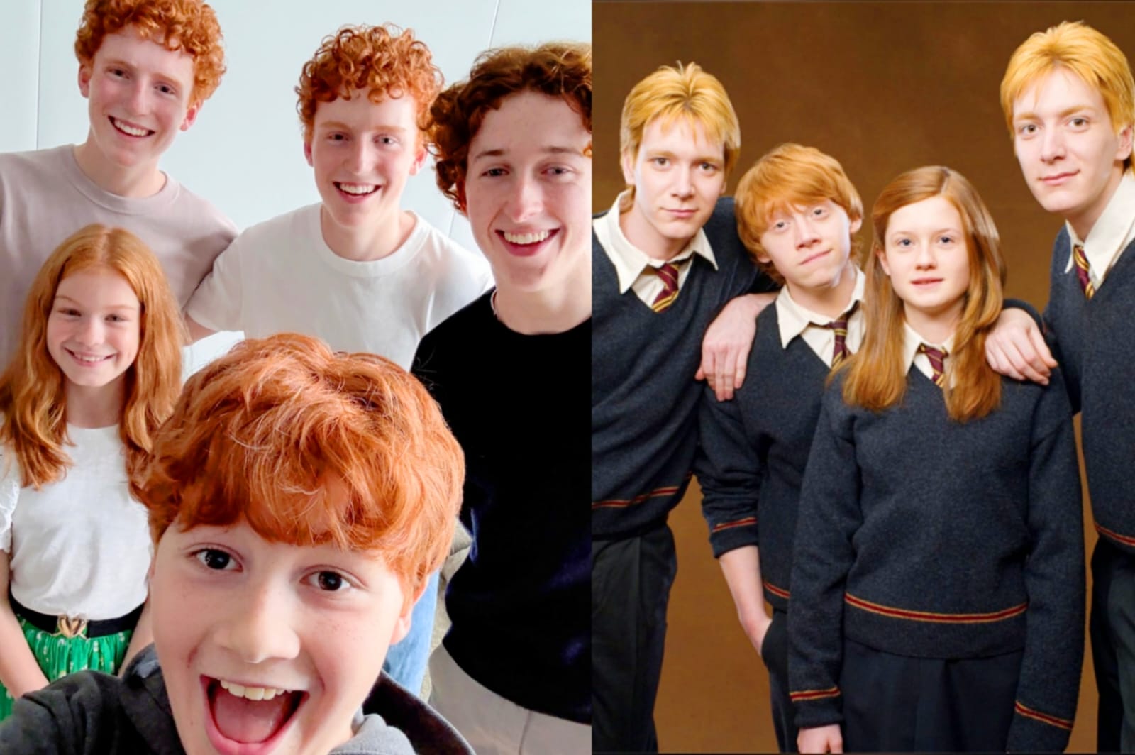 ¡El cast de la Familia Weasley para la nueva serie de Harry Potter en HBO Max está listo!
