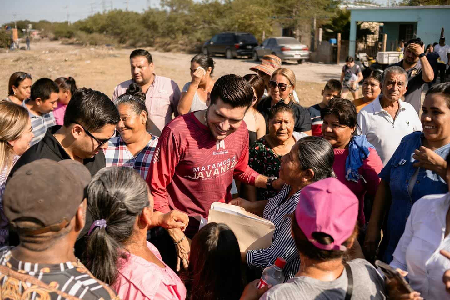 El Gobierno de Matamoros sigue cumpliendo; arranca obra en la colonia Nueva Jerusalén