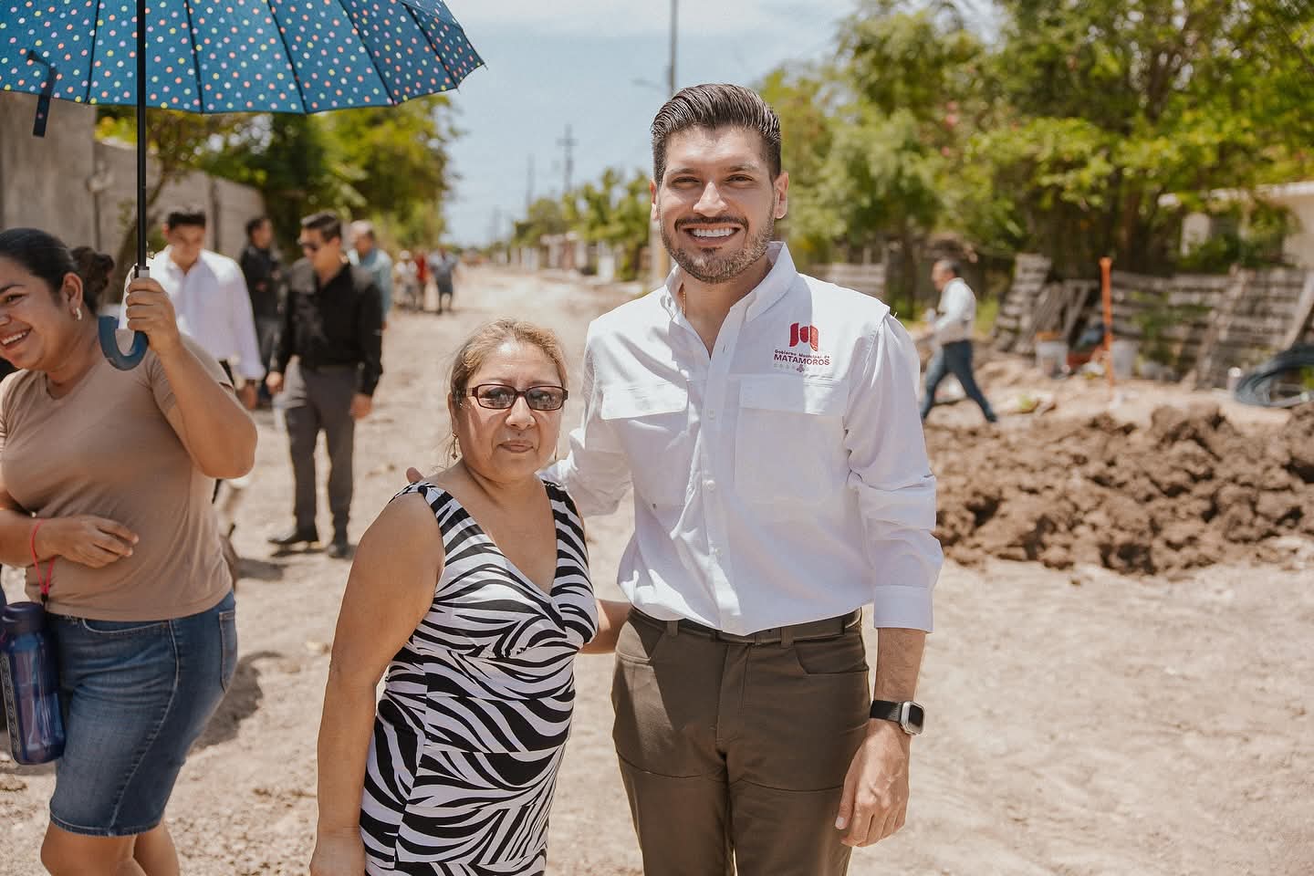 Que siga brillando Matamoros; se sigue avanzando en infraestructura urbana: Beto Granados