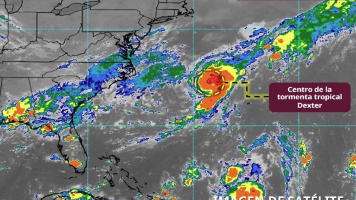 Dexter, el cuarto ciclón nombrado de la temporada, se forma en el Atlántico