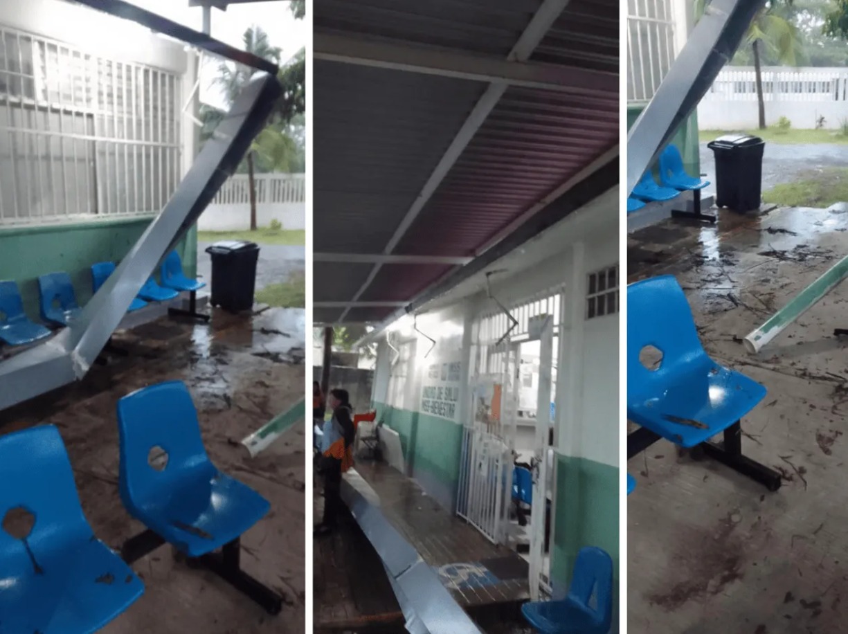 Colapsa estructura en hospital del IMSS en Veracruz; 4 heridos