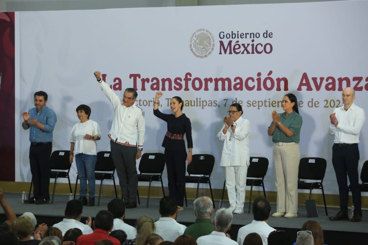 Reitera presidenta todo su apoyo para consolidar la transformación en Tamaulipas