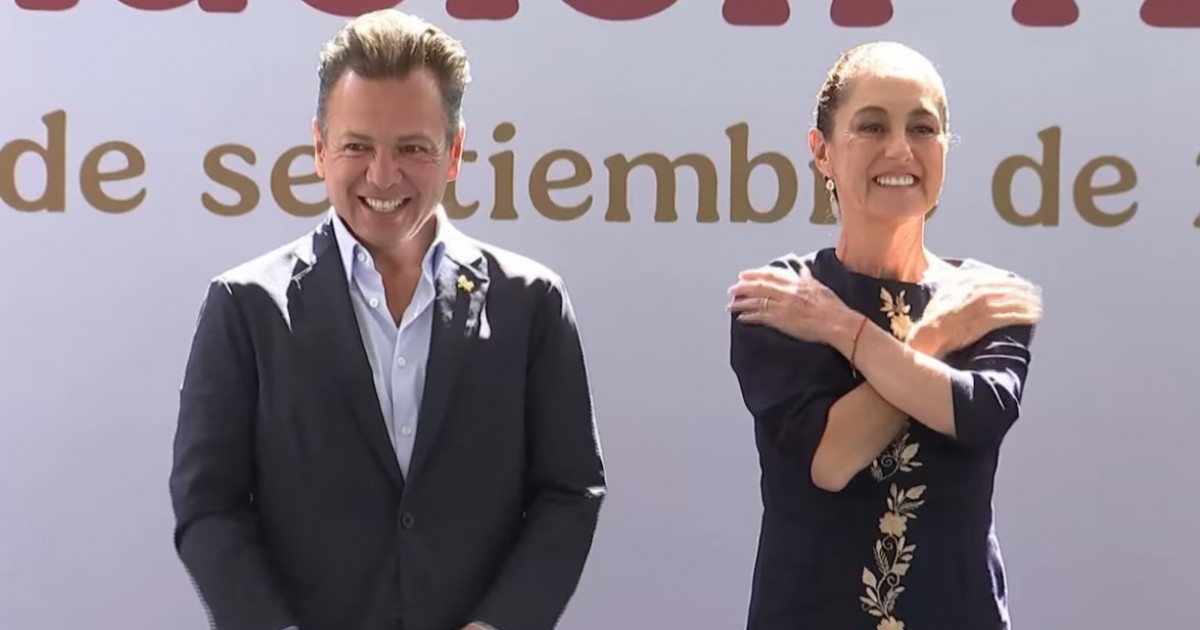 “Si siguen esos gritos, mejor nos vamos”: Sheinbaum Intenta Calmar Protesta contra Lemus en Jalisco