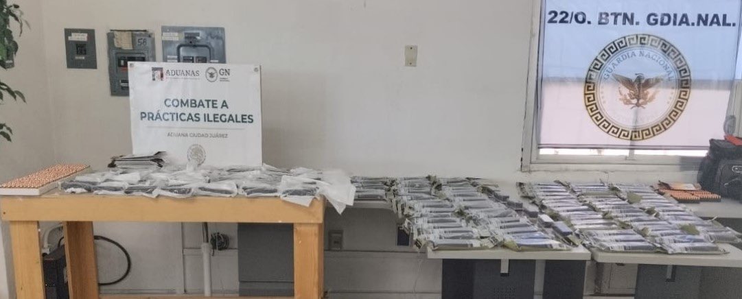 Detienen a mujer estadounidense en Ciudad Juárez con un arsenal de cargadores y cartuchos
