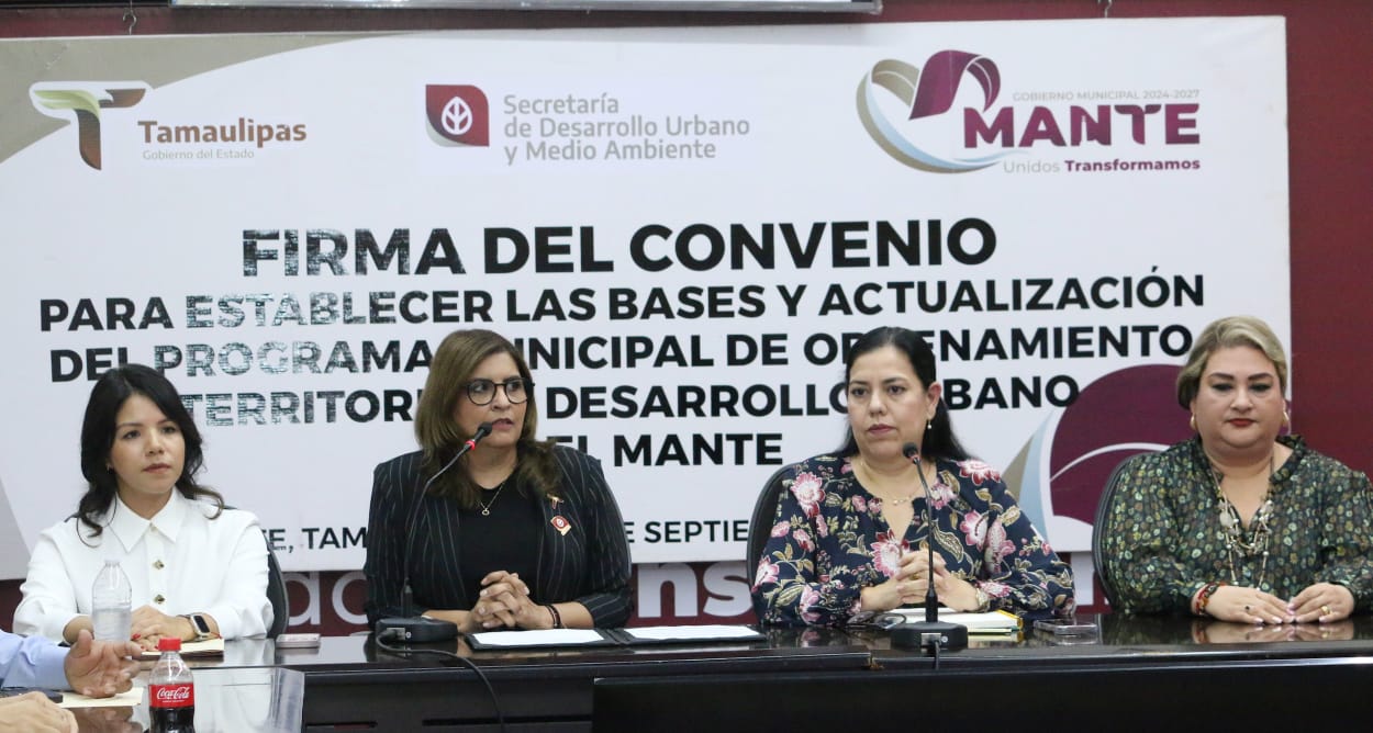 Impulsa SEDUMA planeación urbana con visión de futuro en El Mante