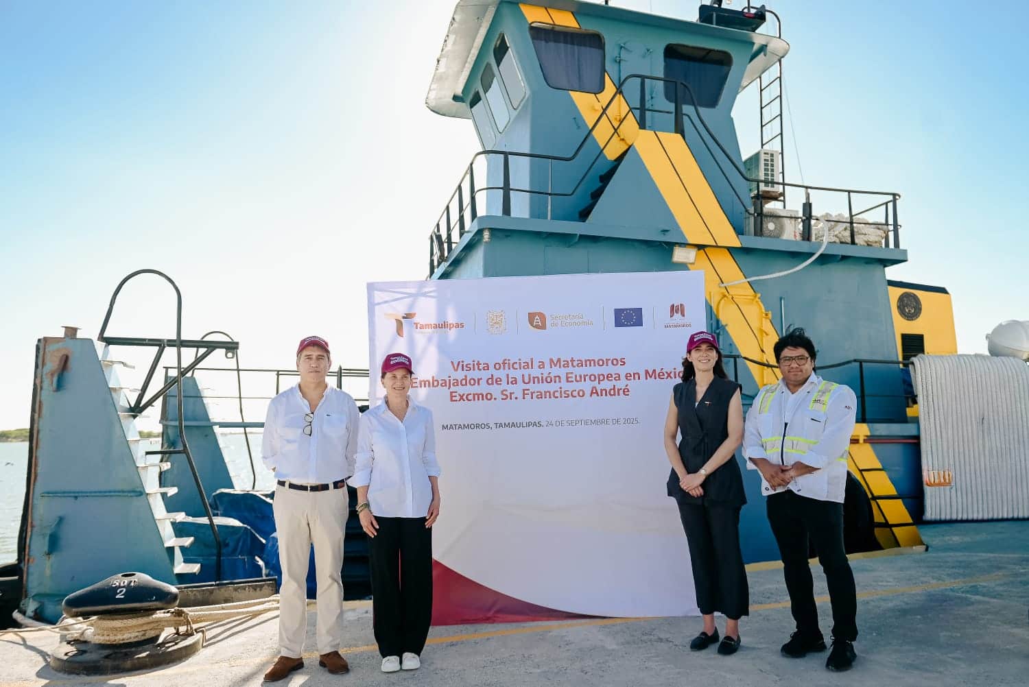 Inicia embajador de la Unión Europea visita a Tamaulipas