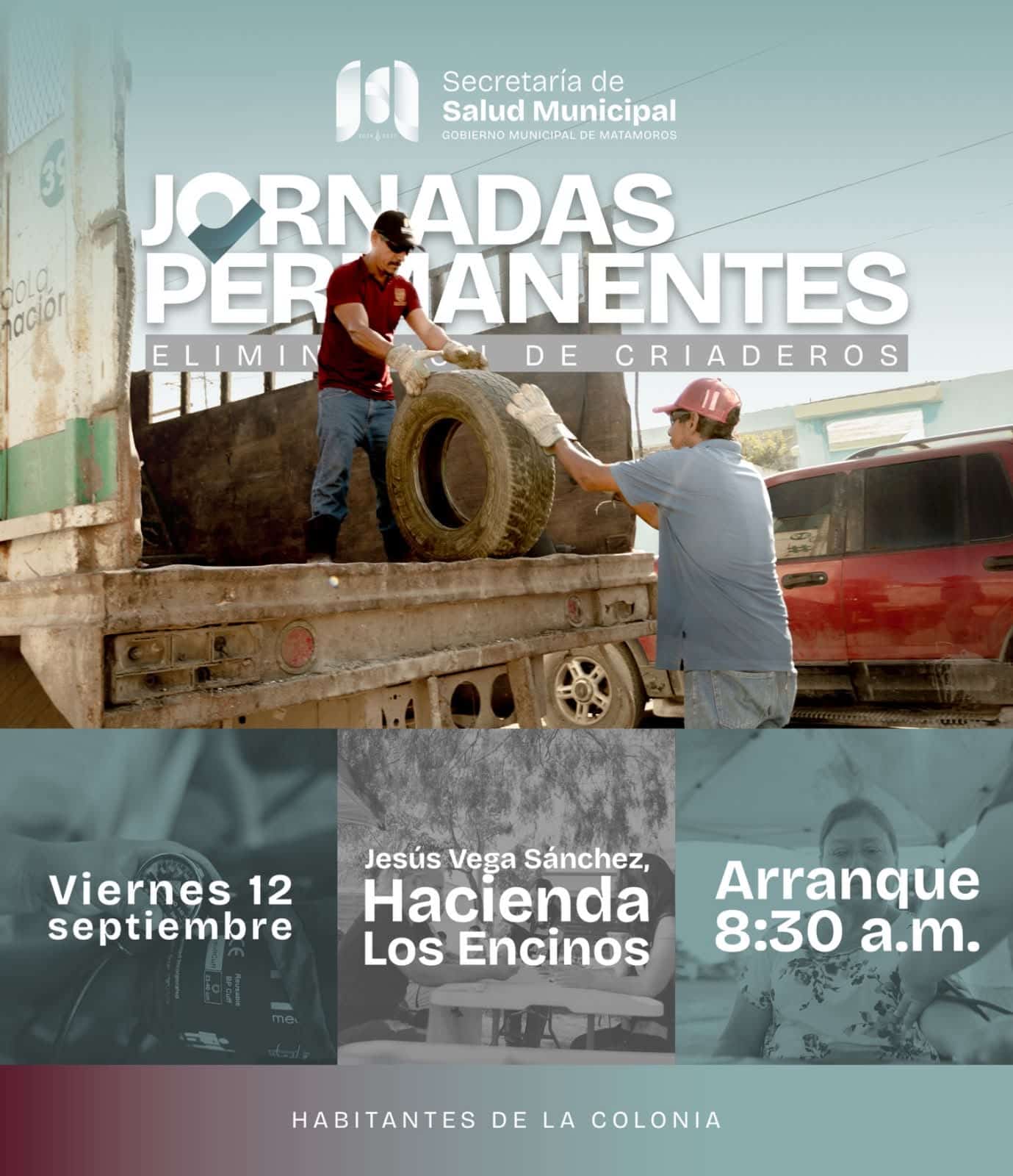 El gobierno municipal ofrece más salud y seguridad con las jornadas permanentes; hoy visitan la Jesús Vega y Hacienda los Encinos.