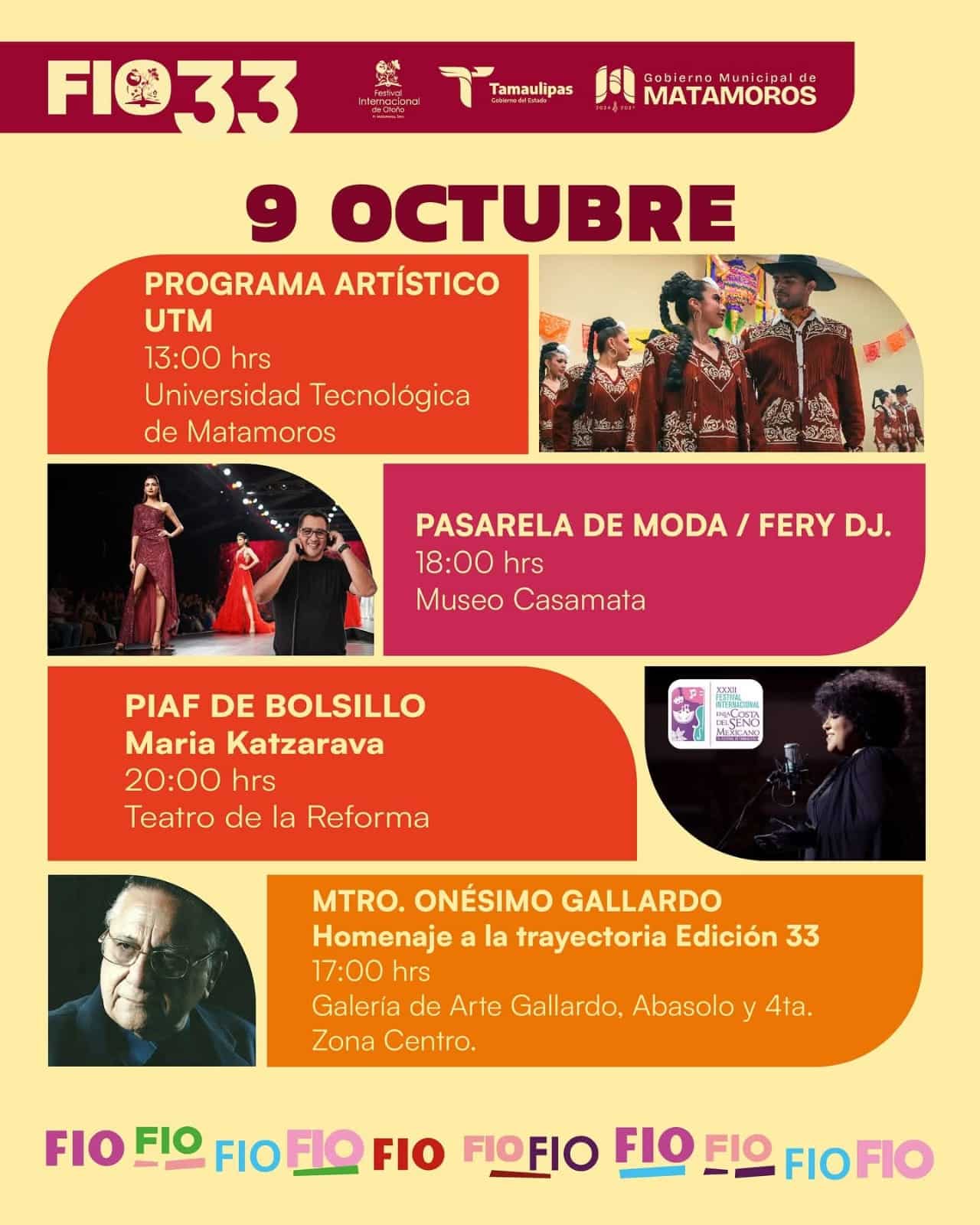 Excelentes presentaciones para hoy en el FIO
