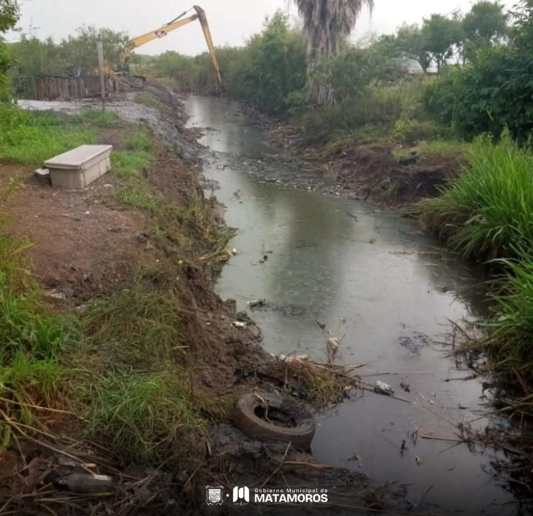 Matamoros avanza en la recuperación y mantenimiento de su infraestructura pluvial