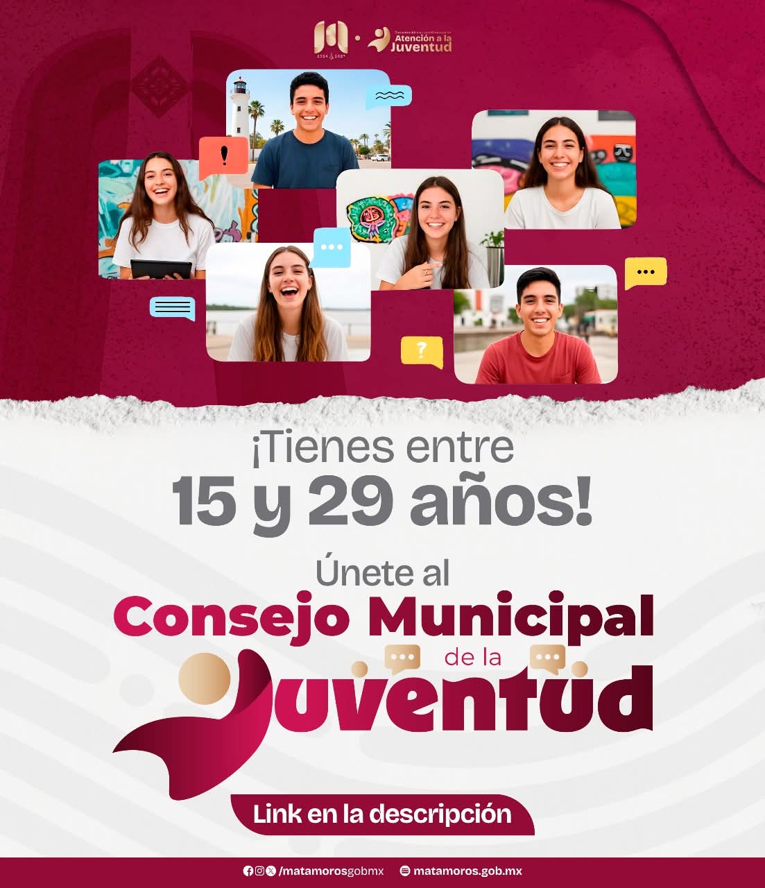 Gobierno de Matamoros impulsa la participación juvenil