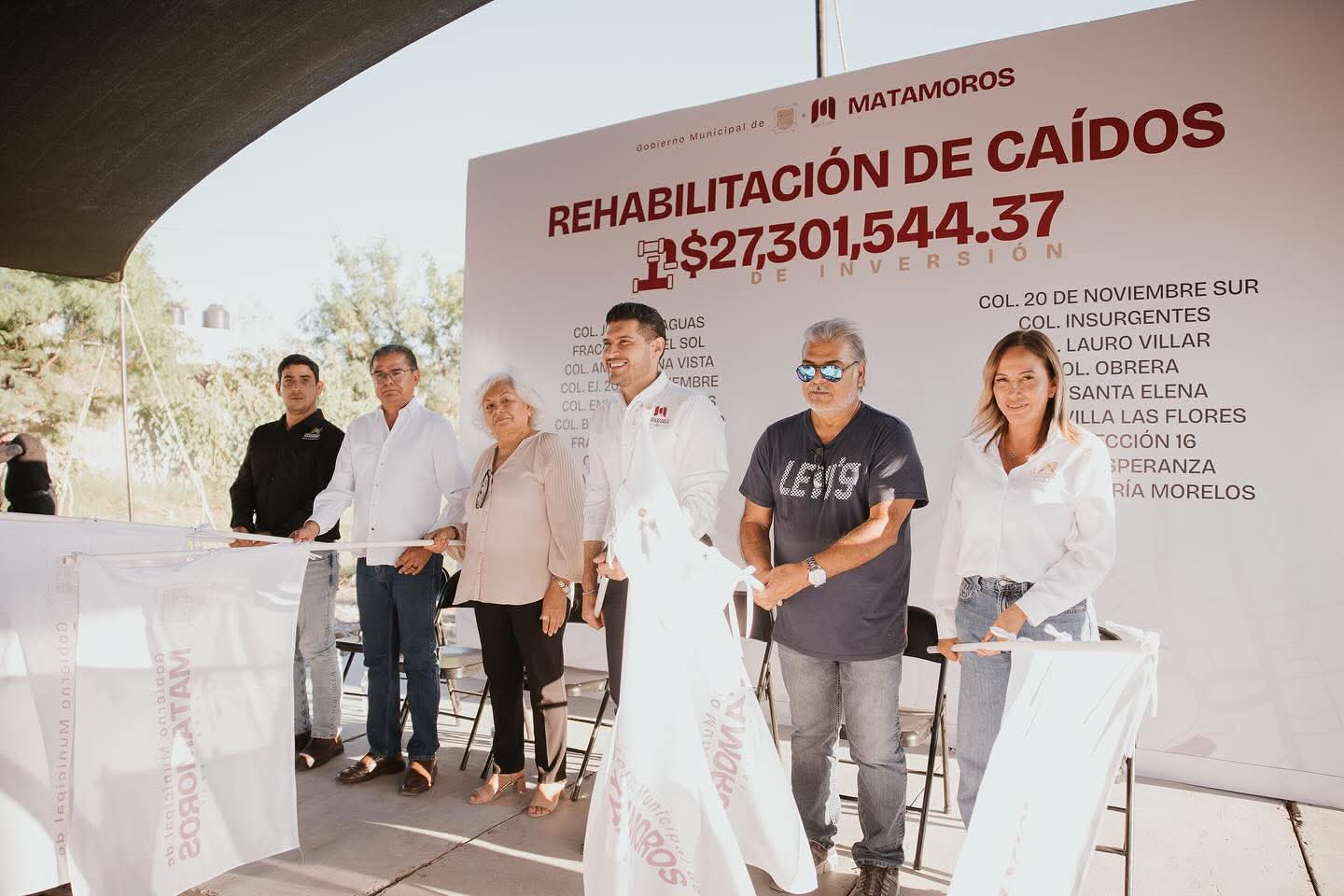 Fortalece Matamoros su infraestructura con inversión histórica en pavimentación y drenaje