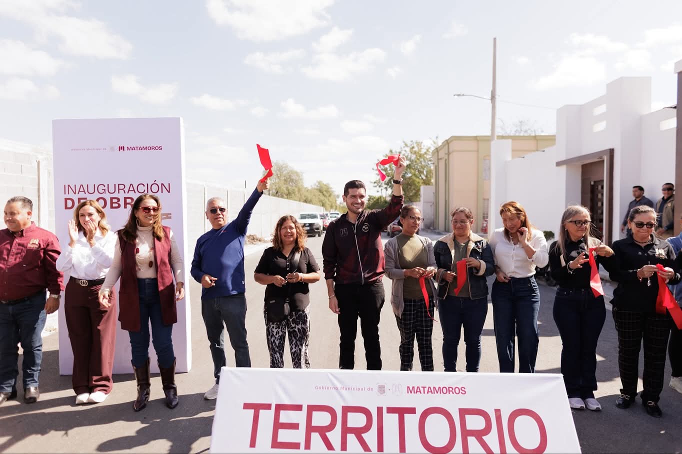 Alcalde Beto Granados inaugura pavimentación de la calle Diamante en la colonia La Joya