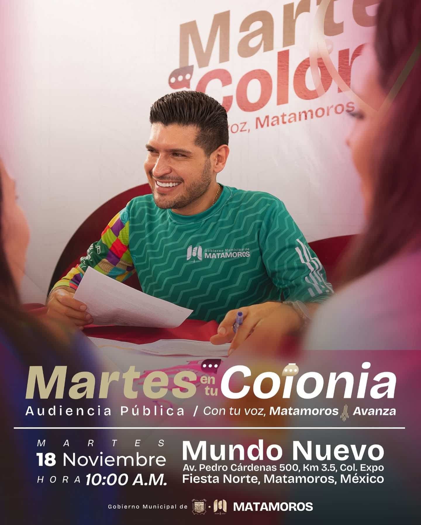 Beto Granados encabeza nueva jornada de “martes en tu colonia” en Mundo Nuevo