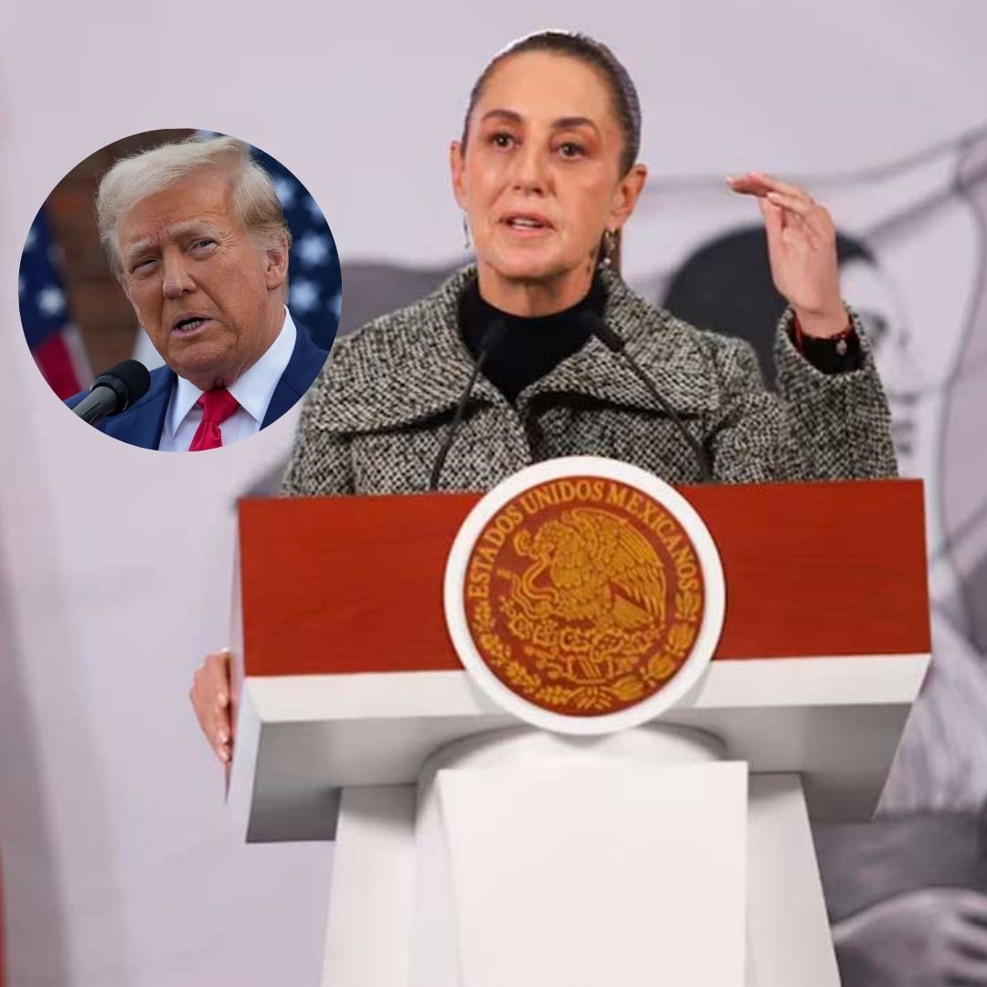 Sheinbaum defiende la migración mexicana y responde a Trump: “EE. UU. se construyó con migrantes”