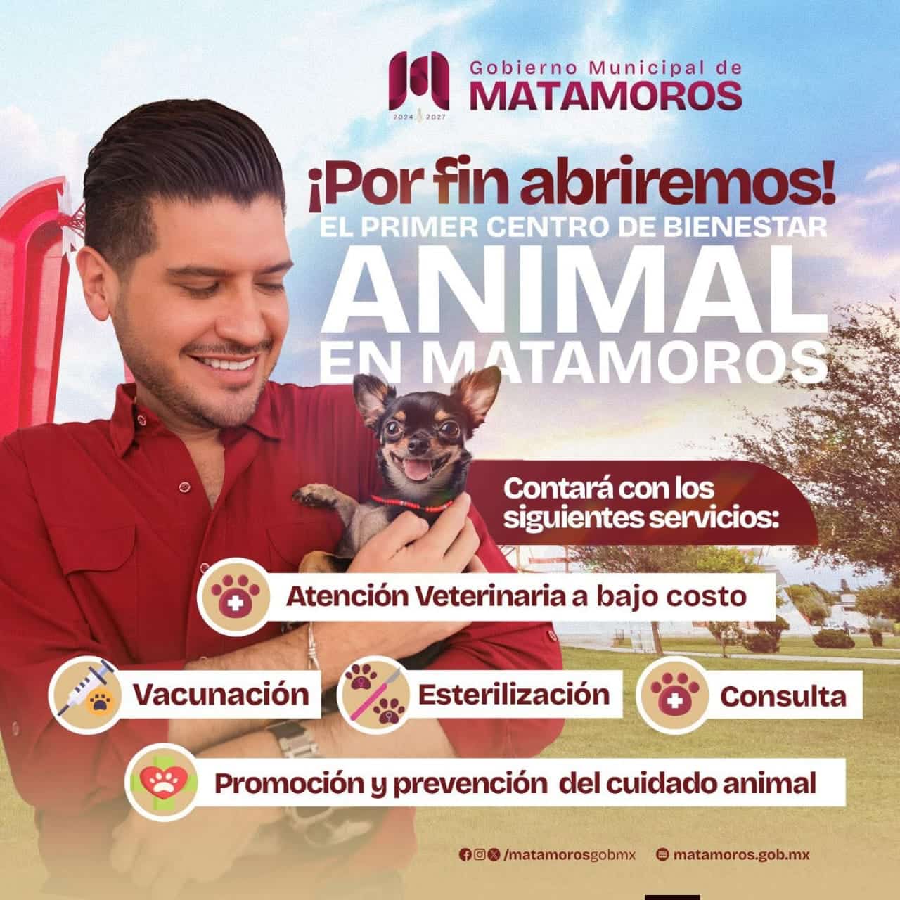 Muy pronto, Matamoros contará con su primer Centro de bienestar animal: Beto Granados
