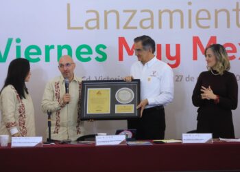 Reconoce CONCANACO SERVYTUR trabajo del gobernador Américo Villarreal al presentar “Viernes muy mexicano”
