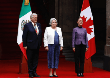México y Canadá fortalecen diálogo con visita de Mary Simon a Palacio Nacional