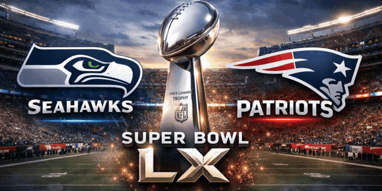 Seattle Seahawks vs New England Patriots se enfrentarán en el Super Bowl LX