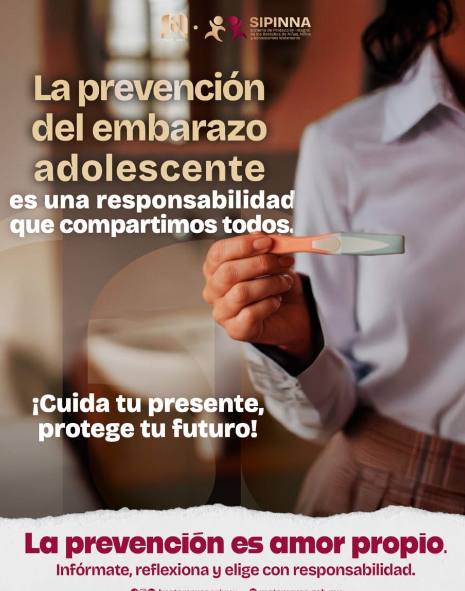 Gobierno de Beto Granados impulsa campaña de concientización sobre los riesgos del embarazo en la adolescencia