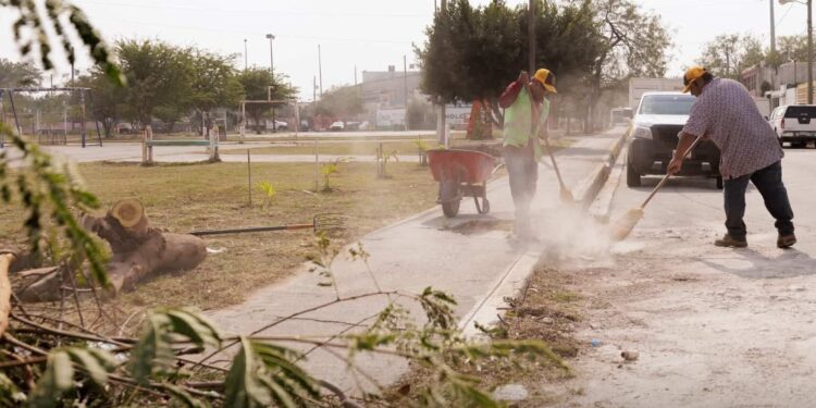Gobierno de Beto Granados impulsa rehabilitación y limpieza de espacios públicos en la Colonia Chulavista