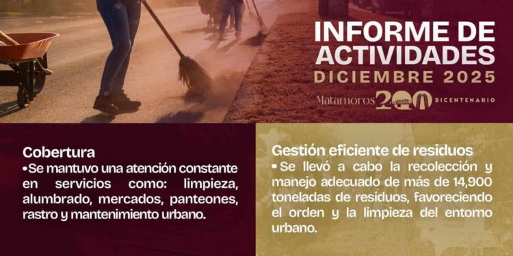 Gobierno de Beto Granados impulsa acciones de la Secretaría de Servicios Públicos para mejorar servicios urbanos en Matamoros