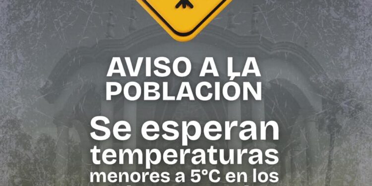 Alcalde Beto Granados llama a proteger a los más vulnerables, ante las bajas temperaturas