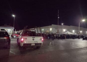 Policía de Proximidad refuerza vigilancia en la fábrica Cardone como parte de las acciones de seguridad en Matamoros