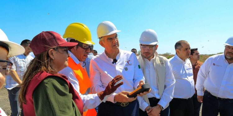 Pone en marcha Américo Villarreal planta trituradora de neumáticos en Matamoros