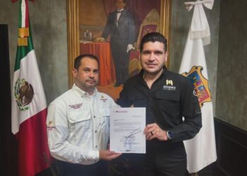 Alcalde Alberto Granados da la bienvenida al nuevo Coordinador de Protección Civil