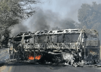 Suman 41 detenidos tras bloqueos e incendios en Guadalajara
