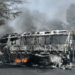 Suman 41 detenidos tras bloqueos e incendios en Guadalajara