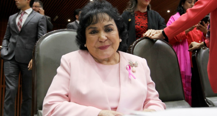 Señalan a Carmen Salinas por rituales con menores robados