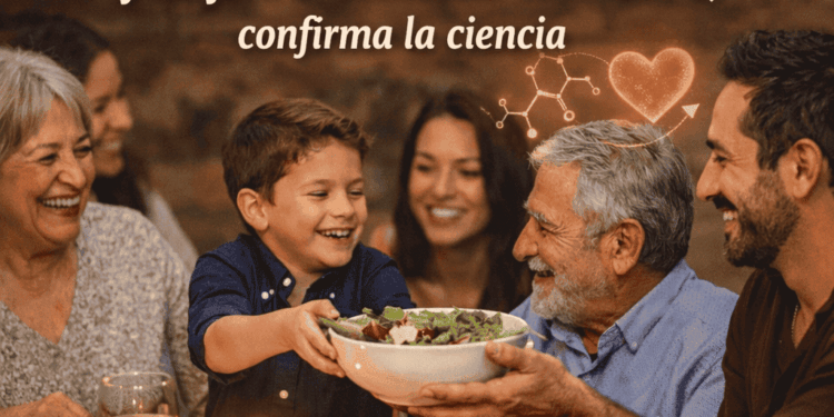 Comer en familia fortalece vínculos y mejora el bienestar emocional, confirma la ciencia